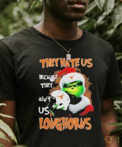 Santa Grinch Christmas They Hate Us Because Ain’t Us Texas Longhorns T shirt