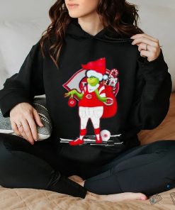 Santa Grinch Cincinnati Reds Gift Christmas Shirt