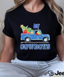 Santa Grinch Drive Truck Dallas Cowboys Christmas Sweater