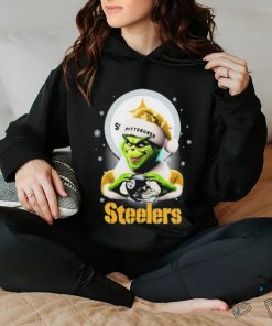 Santa Grinch Love Pittsburgh Steelers Christmas Shirt