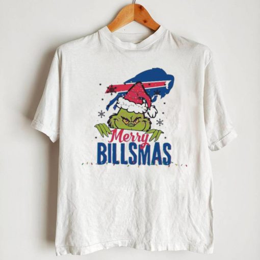 Santa Grinch Merry Billsmas Buffalo Football Logo T shirt