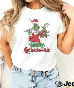 Santa Grinch Merry Grinchmas Nurse Light Shirt