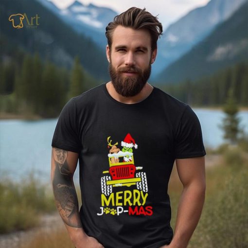 Santa Grinch Merry Jeep mas shirt