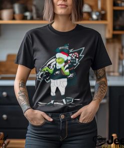 Santa Grinch NFL Philadelphia Eagles T Shirt