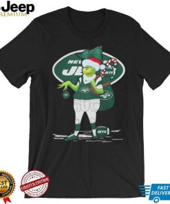 Santa Grinch New York Jets Gift Christmas 2023 Shirt