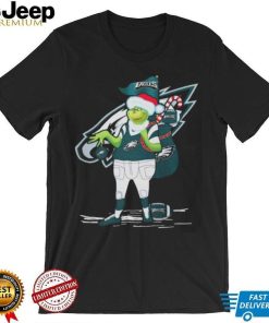 Santa Grinch Philadelphia Eagles Gift Christmas 2023 Shirt