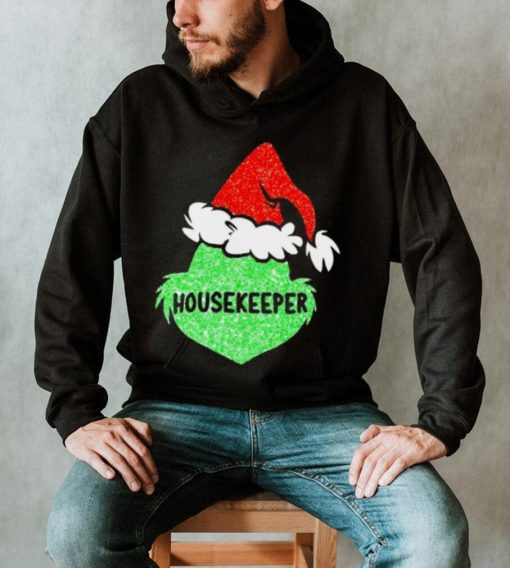 Santa Grinch Silhouette Housekeeper Christmas Shirt