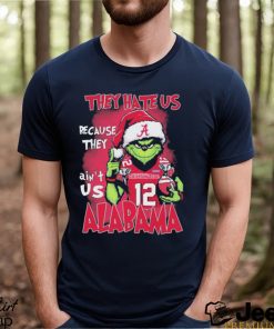 Santa Grinch They Hate Us Because Ain’t Us Alabama Crimson Tide Christmas Shirt