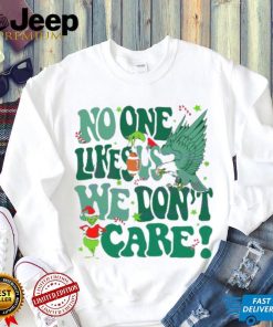 Santa Grinch and Eagles No One Likes Us We Dont Care Shirt