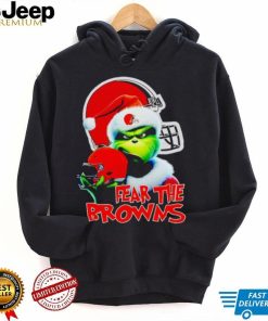 Santa Grinch fear the Cleveland Browns NFL shirt