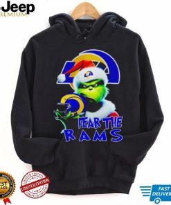 Santa Grinch fear the Los Angeles Rams NFL shirt