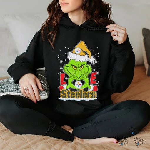 Santa Grinch love Pittsburgh Steelers shirt