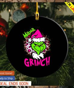 Santa Grinch mama Christmas ornament