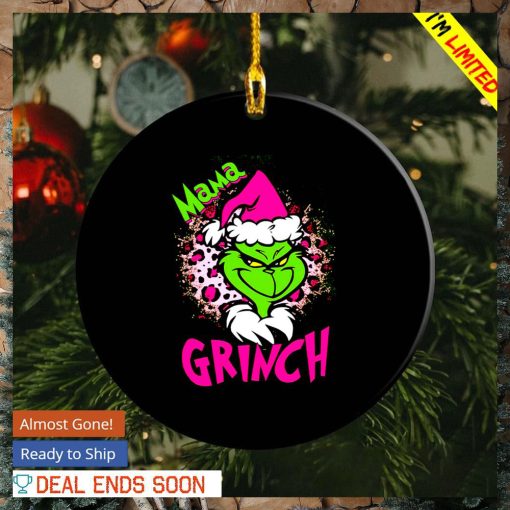 Santa Grinch mama Christmas ornament