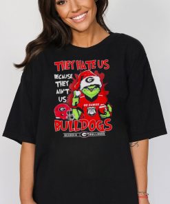 Santa Grinch they hate us because they ain’t us Georgia Bulldogs christmas shirt