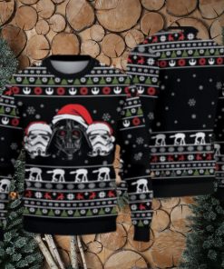 Santa Hat Darth Vader Star Wars Ugly Christmas Sweater