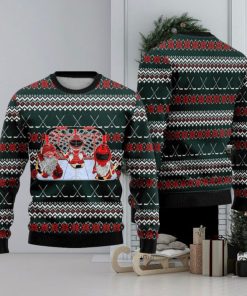 Santa Hockey Ugly Christmas Sweater Funny Gift For Men And Women Family Holidays