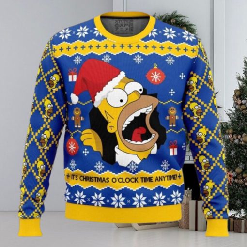 Santa Homer The Simpsons Ugly Christmas Sweater