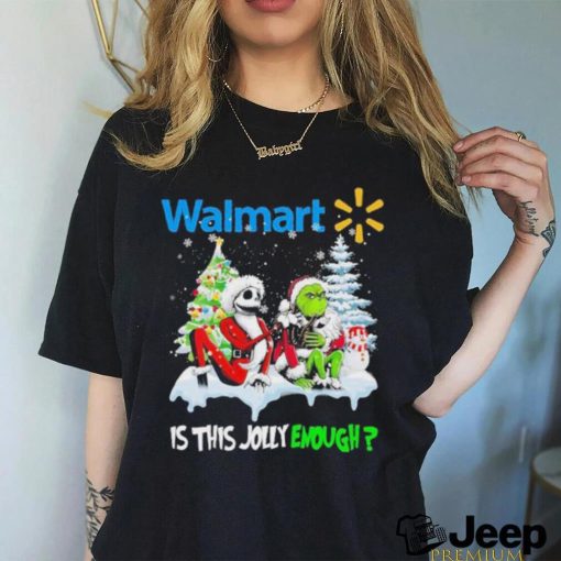 Santa Jack skellington and Grinch walmart is this jolly enough sweater