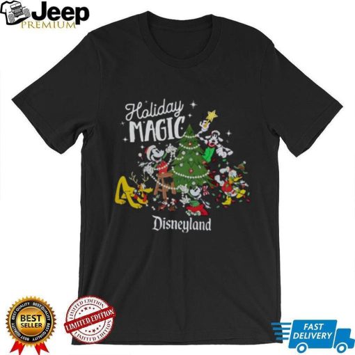 Santa Mickey And Friends Holiday Magic Christmas T shirt, Disney Christmas Family Shirt