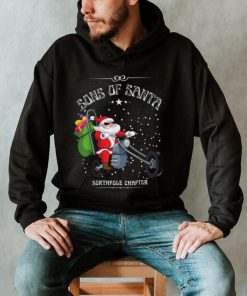 Santa Motorcycle Sons Of Santa Funny Christmas 2023 Shirt