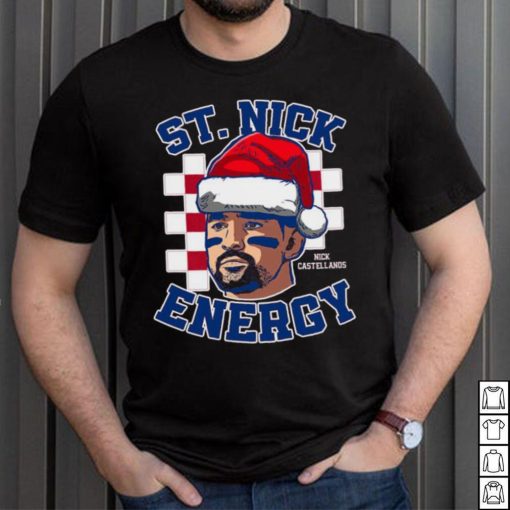 Santa Nick Castellanos St. Nick Energy Merry Christmas Shirt