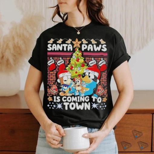 Santa Paws Bluey T Shirt