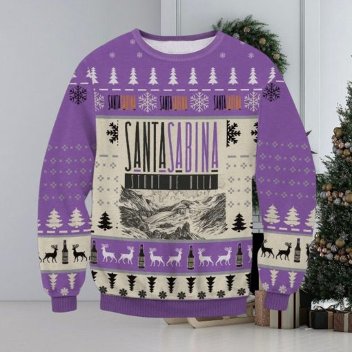 Santa Sabina Stout De Olla Ugly Christmas Sweater, Gift for Christmas Holiday