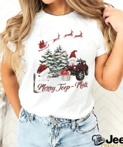 Santa Sleigh Jeepmas Ugly Christmas Shirt