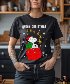 Santa Snoopy Merry Christmas shirt