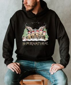 Santa Supernatural Light Snow Christmas Shirt