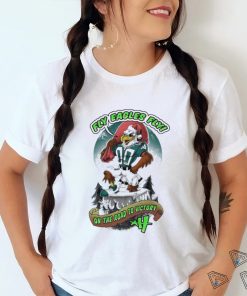 Santa Swoop Fly Eagles Fly On The Road Victory Christmas Shirt