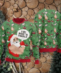 Santa The North Swole Ugly Christmas Sweater