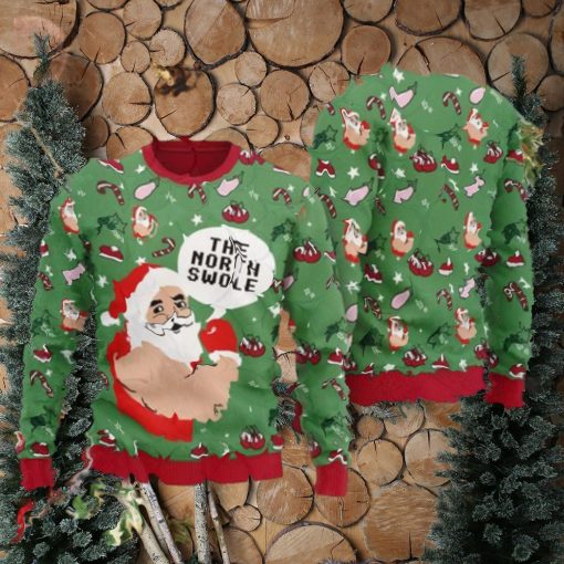 Santa The North Swole Ugly Christmas Sweater