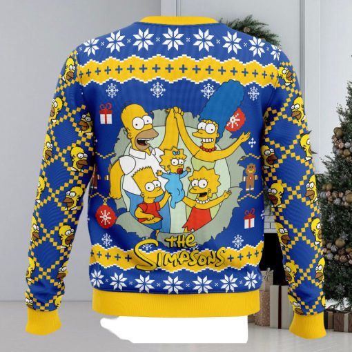 Santa The Simpsons Ugly Christmas Sweater