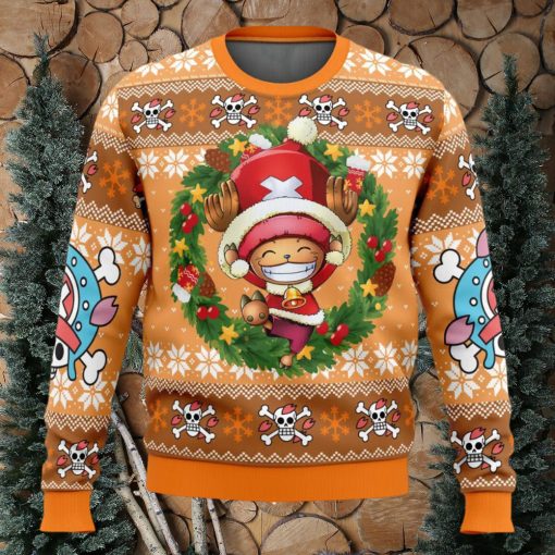 Santa Tony Chopper One Piece Ugly Christmas Sweater