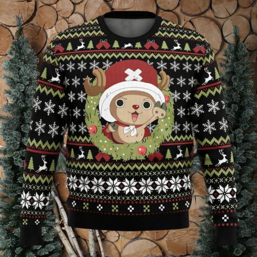 Santa Tony Tony Chopper One Piece Ugly Christmas Sweater