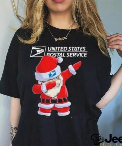 Santa claus United States Postal Service christmas shirt