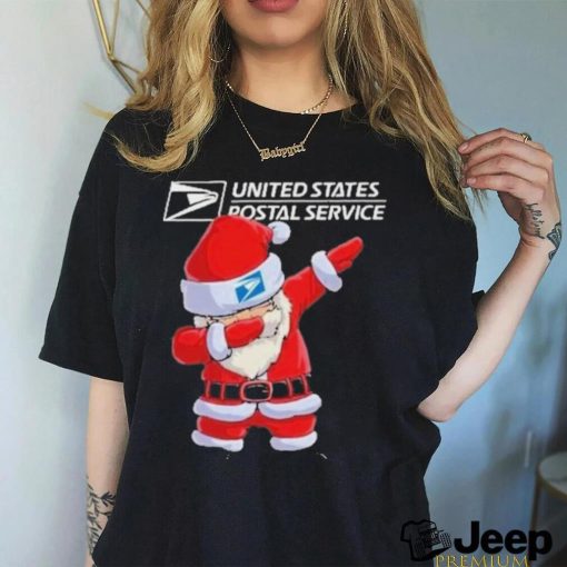 Santa claus United States Postal Service christmas shirt