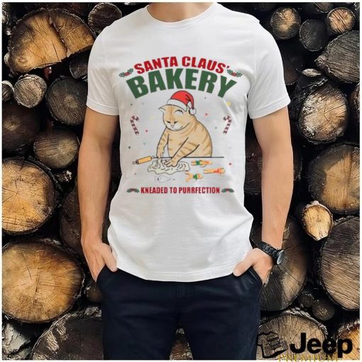 Santa claus’ bakery kneaded to purrfection shirt