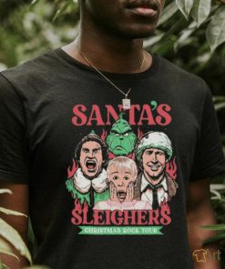 Santa’s Sleighers Christmas Rock Tour T Shirt