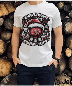 Santa’s favorite basketball player Christmas t shirt