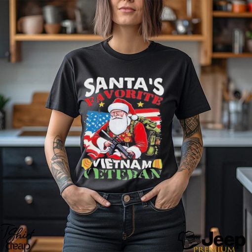 Santa’s favorite vietnam veteran shirt