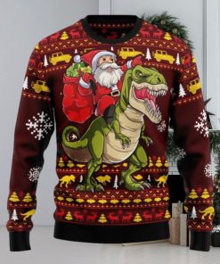 Santassic Park Ugly Christmas Sweater