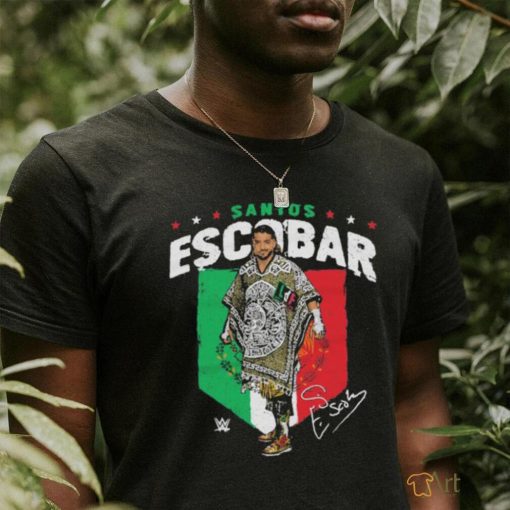 Santos Escobar Flag Signature Retro Shirt