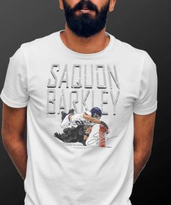 Saquon Barkley New York G Pylon Dive WHT Shirt