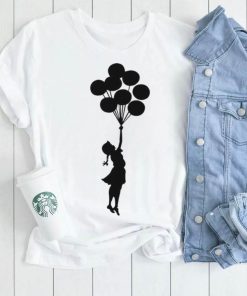 Sara Reyi Banksy Palestine Girl With Balloons shirt