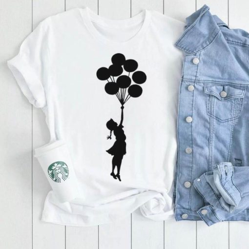 Sara Reyi Banksy Palestine Girl With Balloons shirt