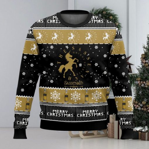 Sassenach Whiskey Ugly Christmas Sweater 2023 Christmas Gift 3D Sweater