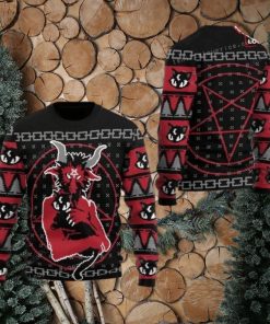 Satanic Ugly Sweater For Woman